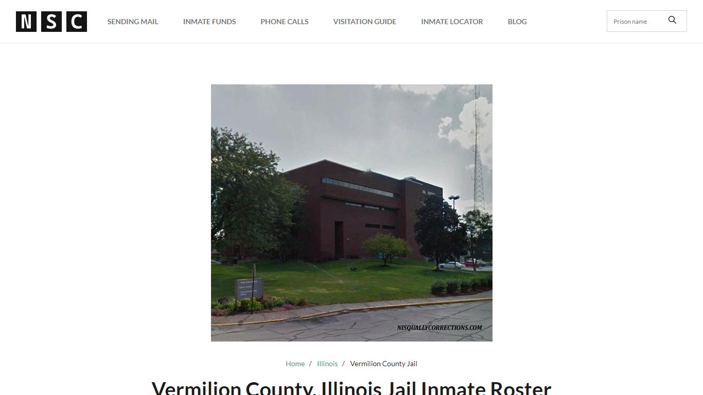 Vermilion County, Illinois Jail Inmate List