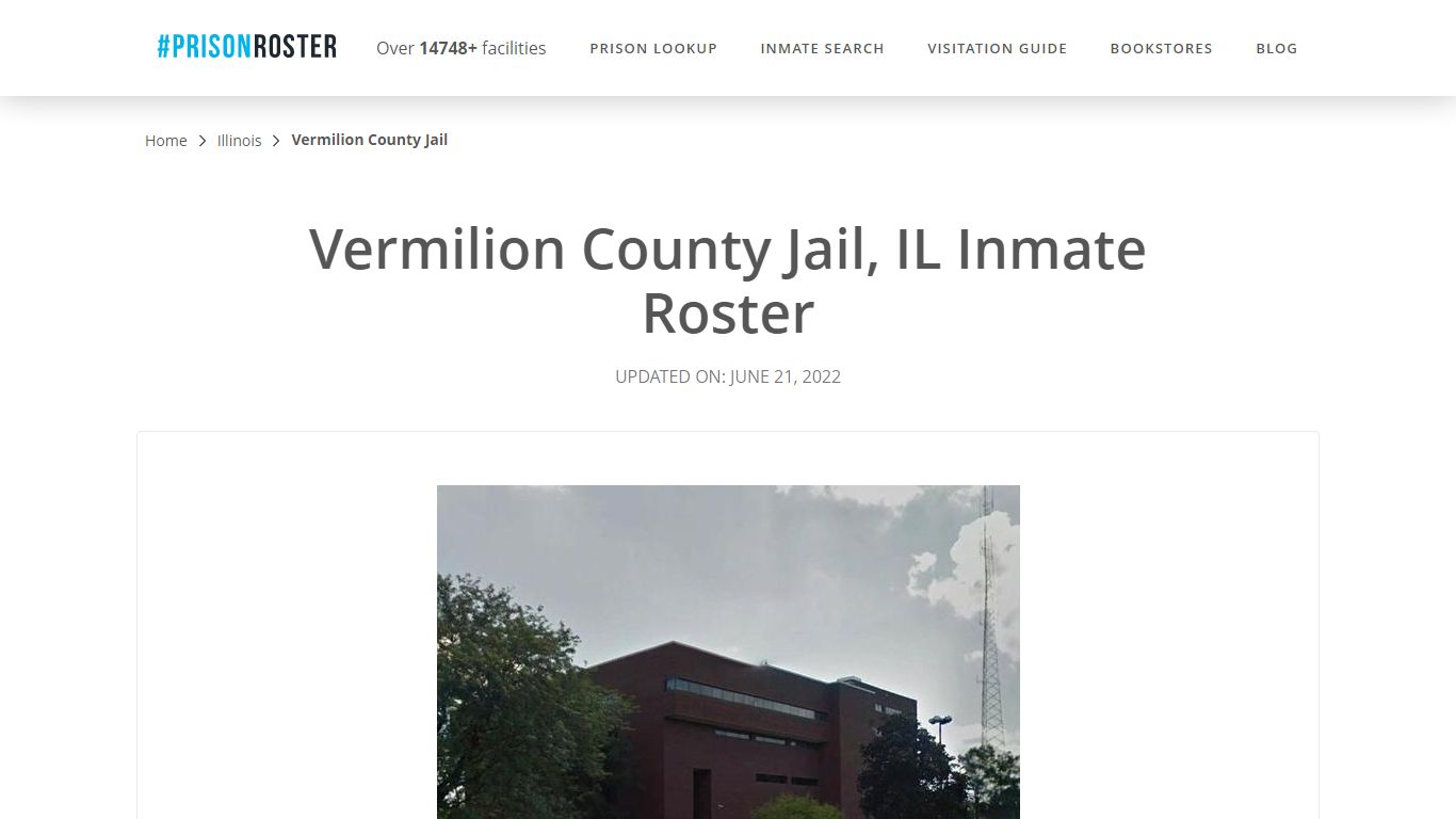 Vermilion County Jail, IL Inmate Roster - Prisonroster