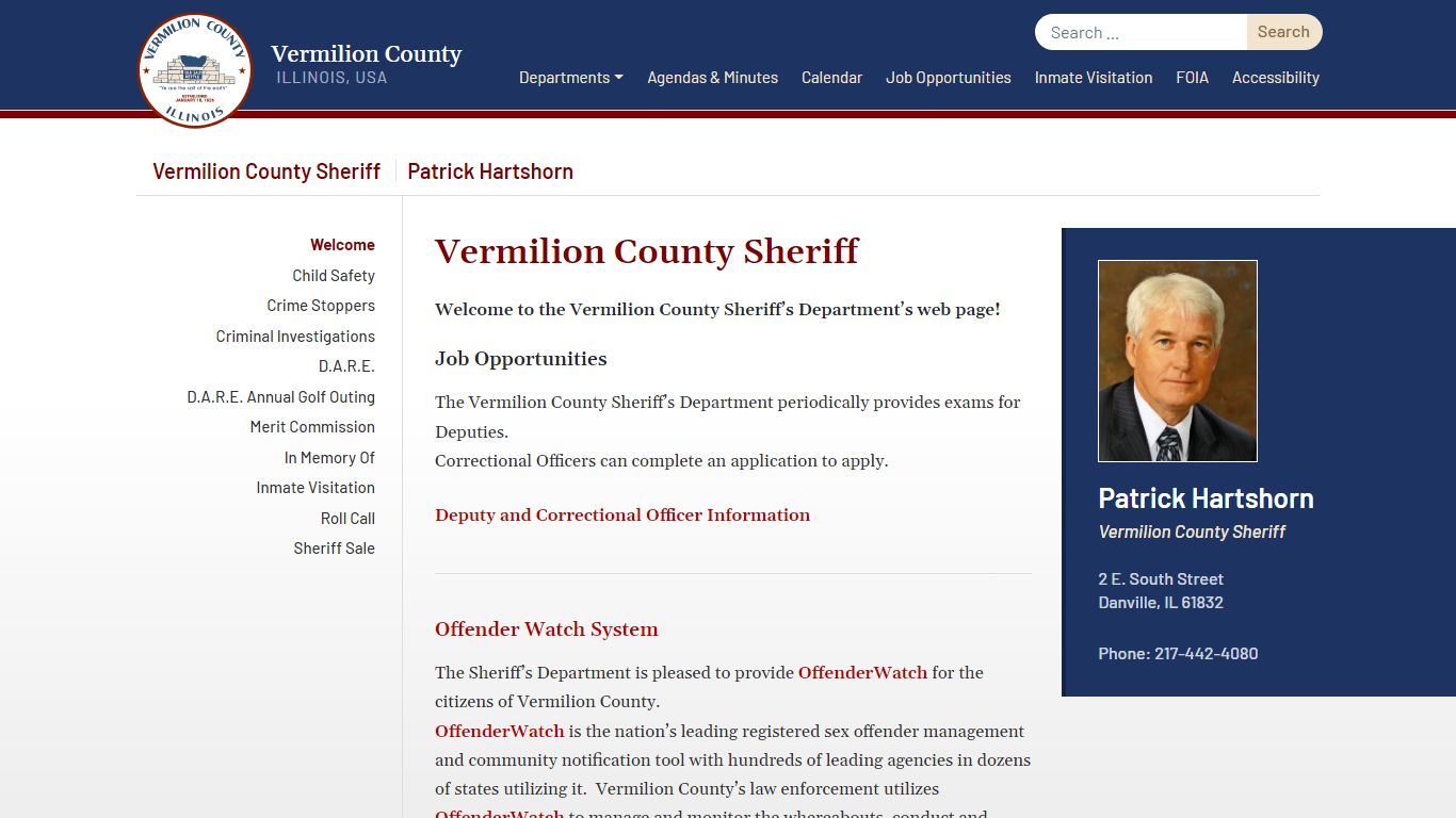 Sheriff - Vermilion County